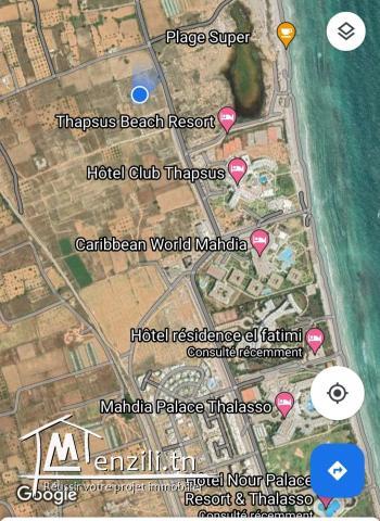 Terrain à vendre à Mahdia tel :24551254