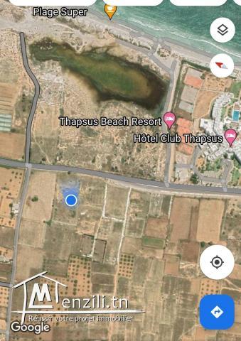 Terrain à vendre à Mahdia tel :24551254