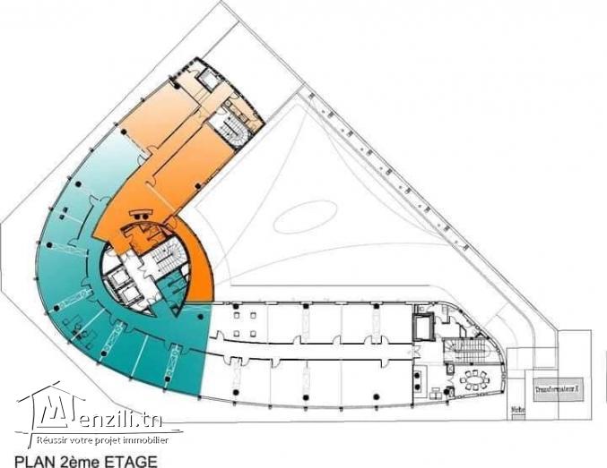A Louer 2 Open-space aux Berges du Lac 2