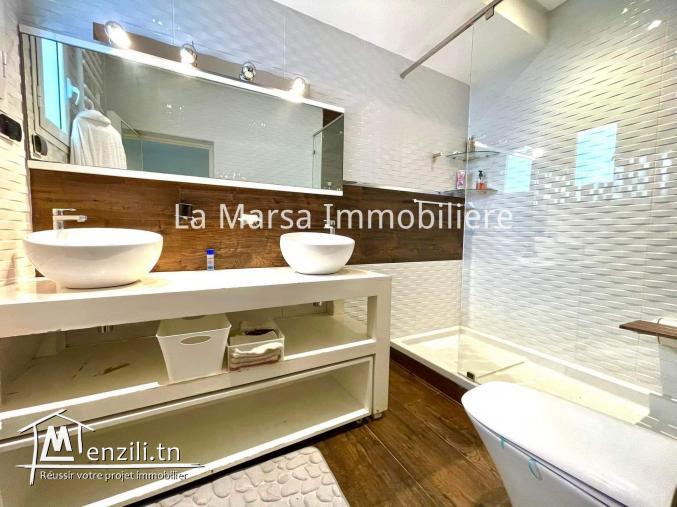 A Louer un duplex s2 meublé à Carthage