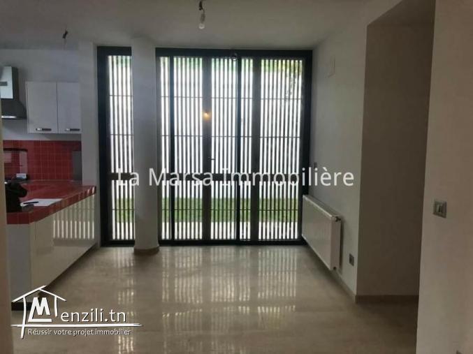 A Louer duplex s3 avec jardin à La Marsa