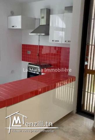 A Louer duplex s3 avec jardin à La Marsa
