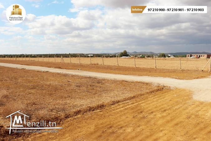 un LOT de terrain a #HAMMAMET SUD