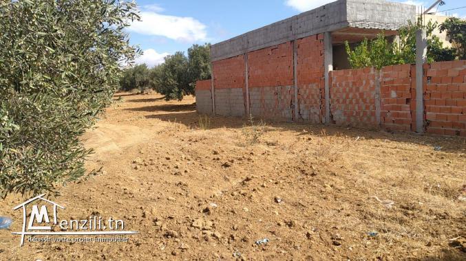 A vendre un  terrain à besbasiya