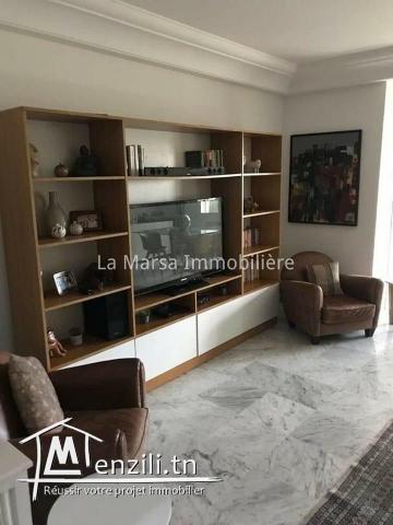 A Louer un bel appartement s3 en face Tunis Club, La Marsa