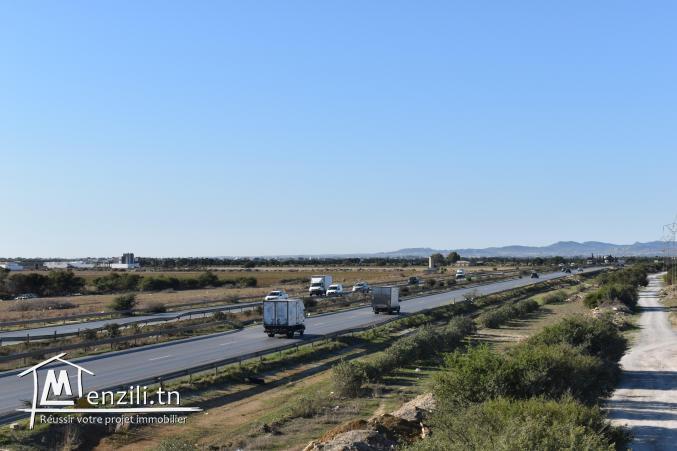terrain à 2 km de yassmine  hammamet