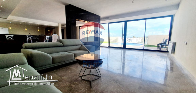 Duplex S+4 à louer meublé à Sidi Daoued La Marsa