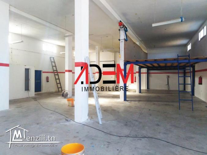 Dépôt de 300m² à Hamem Sousse