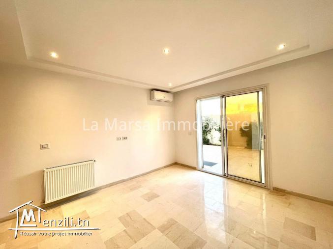 A Louer rdc s2 avec grande terrasse, La Marsa