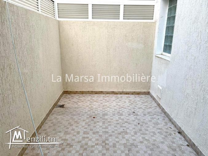 A Louer rdc s2 avec grande terrasse, La Marsa