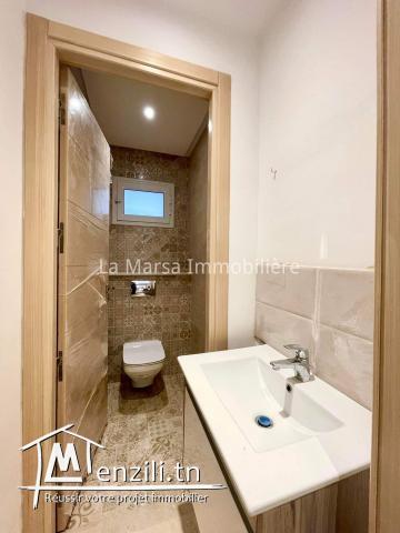 A Louer rdc s2 avec grande terrasse, La Marsa