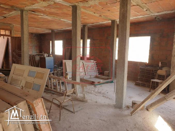Etage de villa en cours de construction