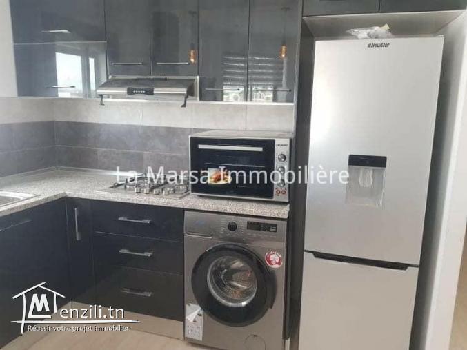 Un appartement s1 meublé offrant une belle vue, Sidi Daoued