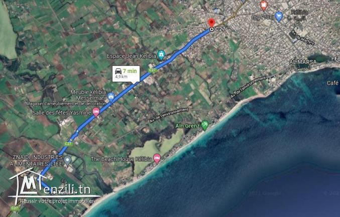 Promo : terrain à 5km de Kelibia et près de la mer