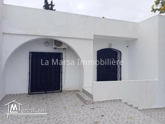 A Louer villa s3 avec jardin à Menzah 9