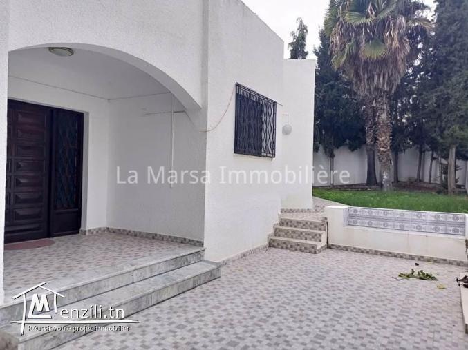 A Louer villa s3 avec jardin à Menzah 9