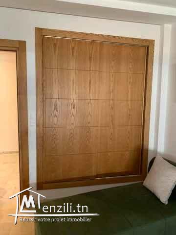 A vendre un appartement s2 avec jardins à l'aouina