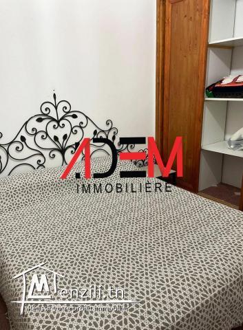 Spacieux RDC d'une villa meublé avec jardin et abri voiture