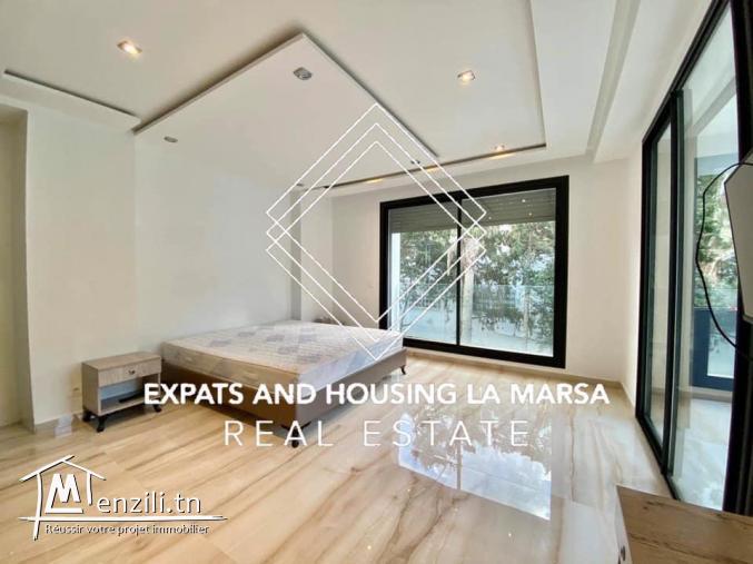 A louer Villa Vue sur la marsa Cube