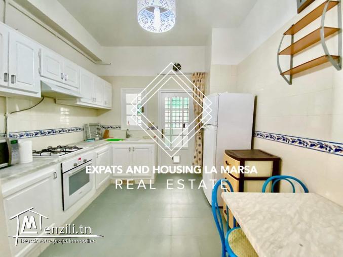 A Louer appartement S+2 Marsa Plage