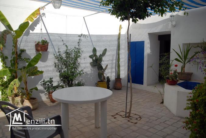 Ancienne maison arabe, indépendante et dans une ruelle silencieuse, en centre-ville à Hammameth