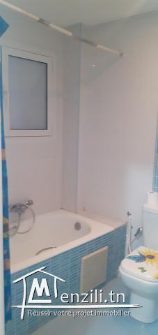 S+1 meublé bien équipé, très bon emplacement