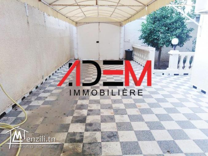Réez de chaussé d'une villa à Hamem Sousse