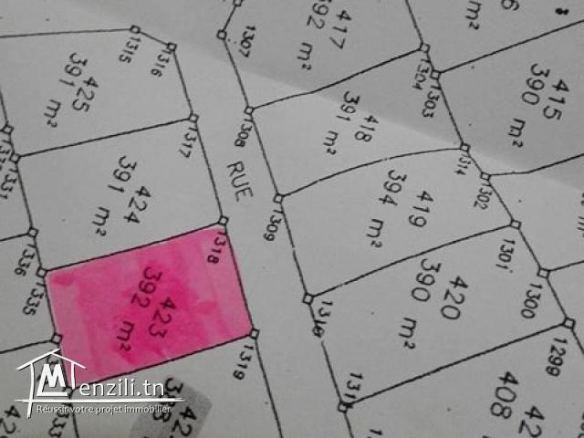 ‎قطعة أرض سكنية صالحة للبناء في عين مريم بنزرت