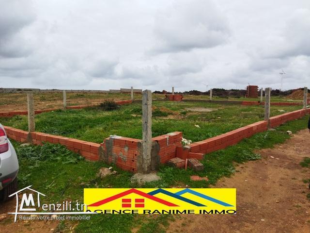 Terrain de 212m2 a la mer el haouaria cap bon