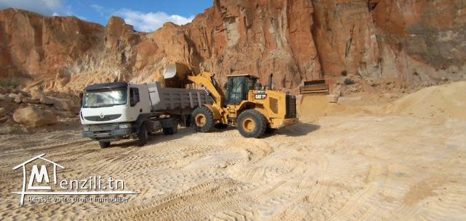 vente de produit de carrière