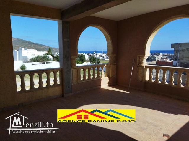 Villa ds 1320m2 a la plage el haouaria 8045