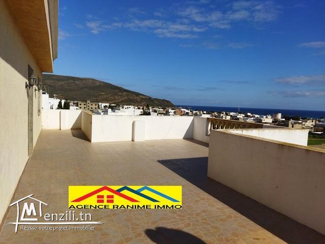 Villa ds 1320m2 a la plage el haouaria 8045