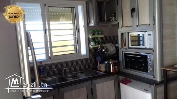 à vendre une villa meublée. indépendante sur 3 façades emplacement plage de dar alouch