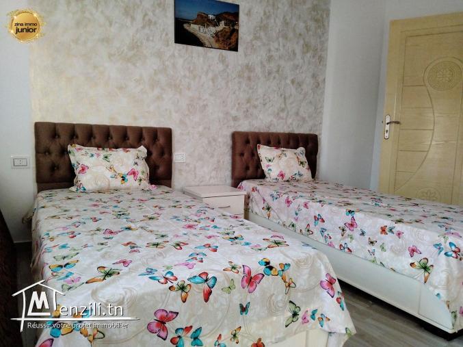 à vendre une villa meublée. indépendante sur 3 façades emplacement plage de dar alouch