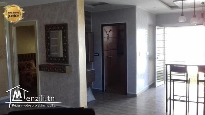 à vendre une villa meublée. indépendante sur 3 façades emplacement plage de dar alouch