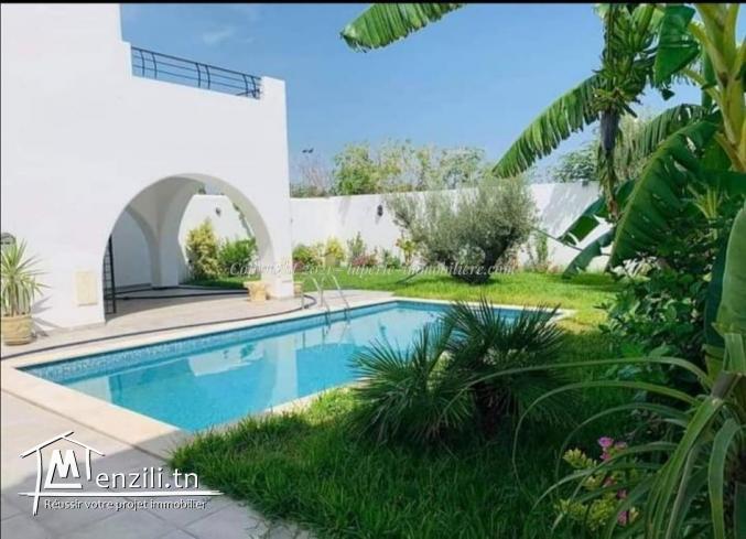 Villa avec piscine zone touristique Hammamet