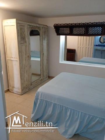 un studio S1 meublé pied dans l'eau à la marsa