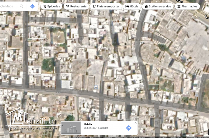 Terrain à Vendre à Mahdia -Hiboun 1455 m2