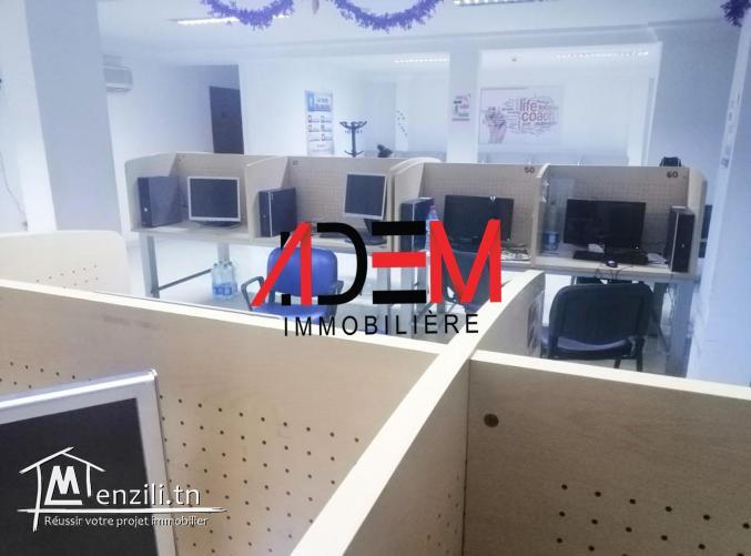 Bureau open space de 216m² à Sahloul
