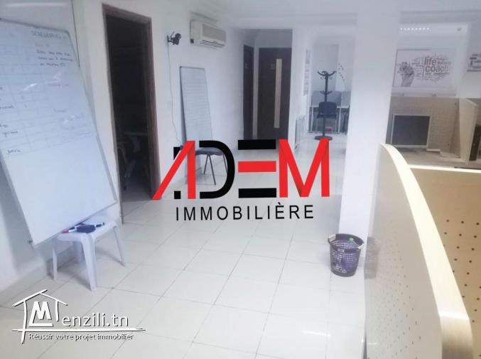 Bureau open space de 216m² à Sahloul