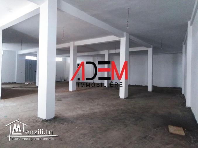 Local de 320m² pour différentes activités à Zaouit Sousse