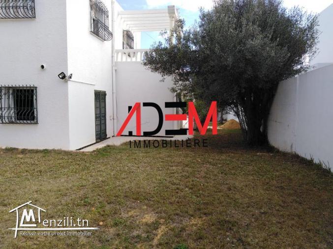 RDC de villa avec jardin et garage à Kantaoui