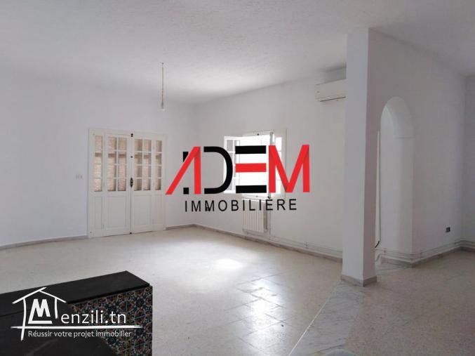 RDC de villa avec jardin et garage à Kantaoui