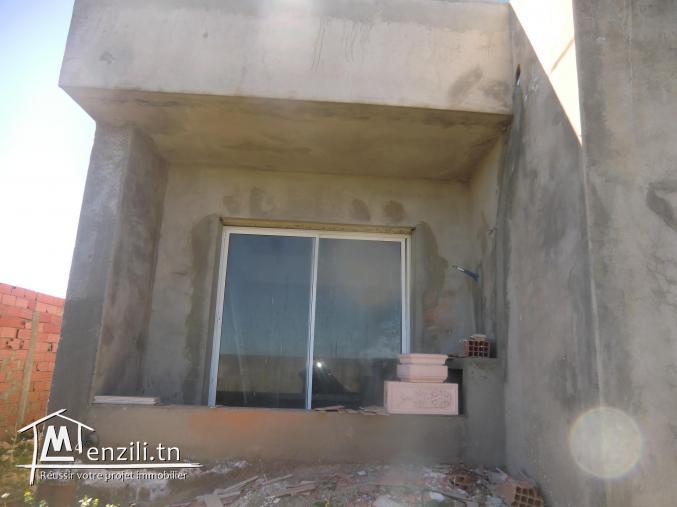 منزل للبيع في طور البناء بدار علوش قريبة للبحر