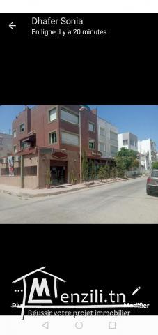 a vendre duplex + restaurant a kherridine la goulette