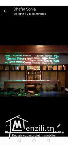 a vendre duplex + restaurant a kherridine la goulette