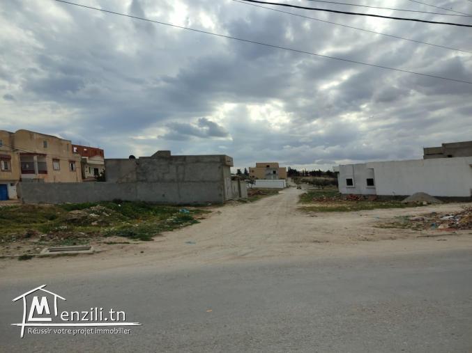 terrain met a la vente  hammamet yasmine