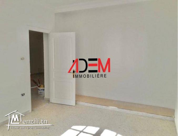 Etage de villa S2 bien situé à Khzema ouest