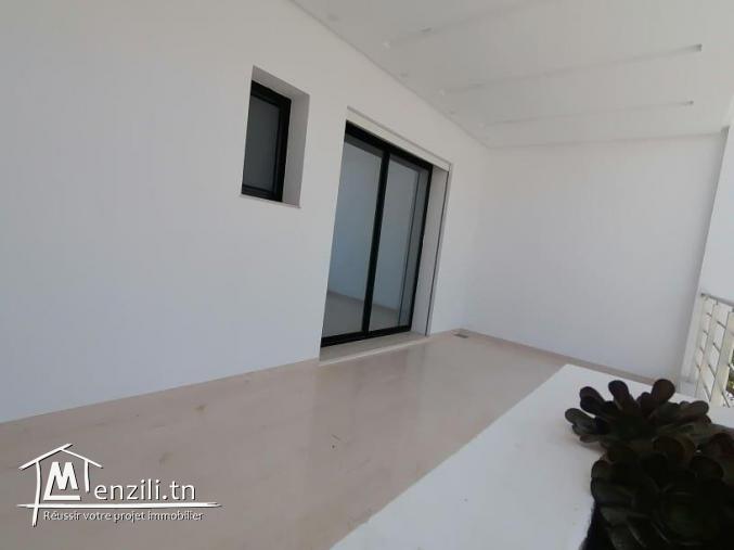 A louer à Nabeul dans charmante résidence neuve de 1er étage S+3