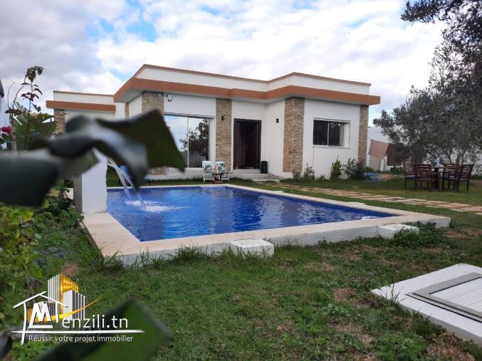 une charmante villa neuve de Haut standing située à la campagne de Hammamet